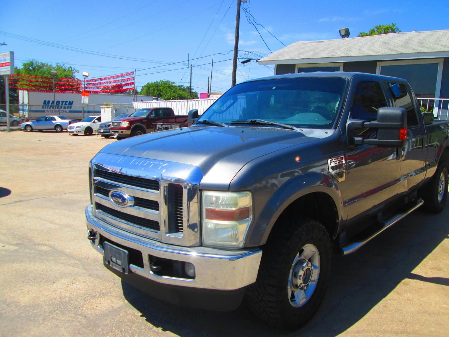 2010 GRAY Ford F-250 SD Cabela Crew Cab 4WD (1FTSW2B58AE) with an 5.4L V8 SOHC 16V engine, located at 1815 NE 28th St., Fort Worth, TX, 76106, (817) 625-6251, 32.795582, -97.333069 - Photo#0