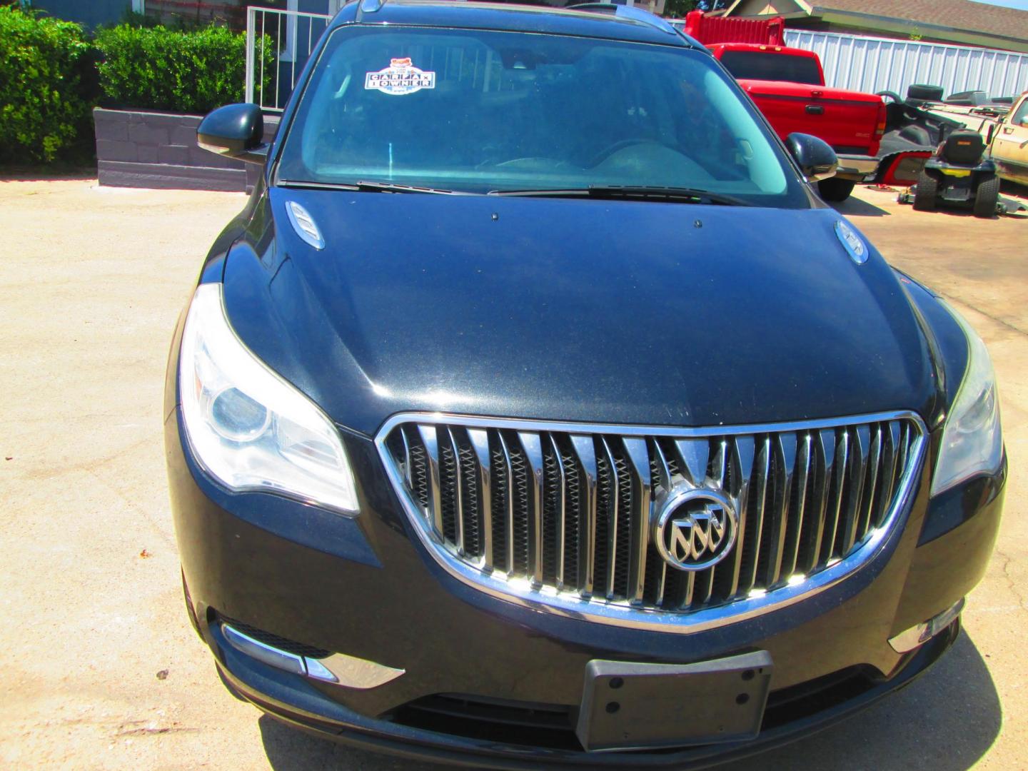 2015 BLACK Buick Enclave Premium FWD (5GAKRCKD1FJ) with an 3.6L V6 DOHC 24V engine, 6-Speed Automatic Overdrive transmission, located at 1815 NE 28th St., Fort Worth, TX, 76106, (817) 625-6251, 32.795582, -97.333069 - Photo#1