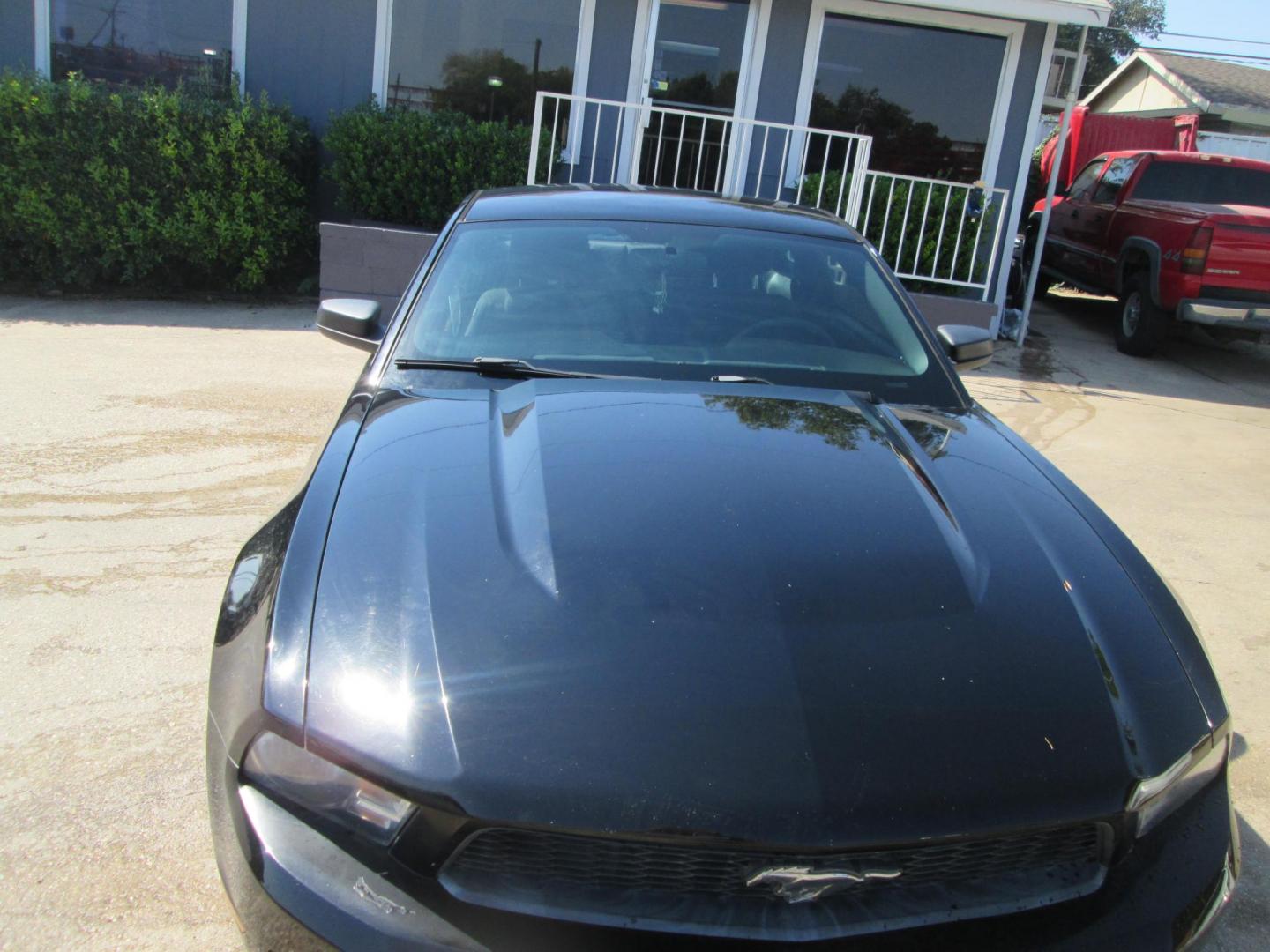 2012 BLACK Ford Mustang V6 Coupe (1ZVBP8AM2C5) with an 3.7L V6 DOHC 24V engine, located at 1815 NE 28th St., Fort Worth, TX, 76106, (817) 625-6251, 32.795582, -97.333069 - Photo#1