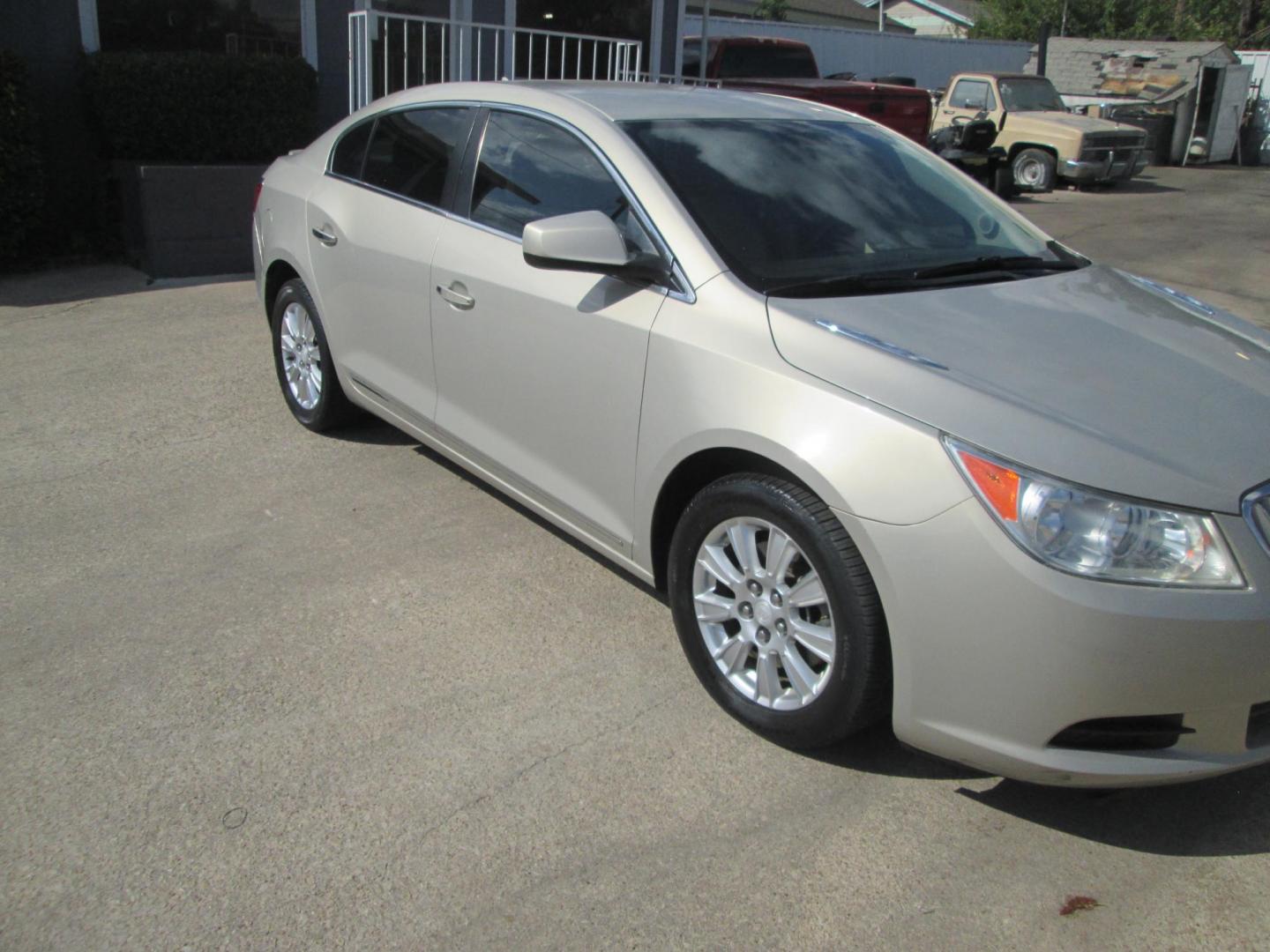 2011 GOLD /TAN Buick LaCrosse CX (1G4GA5EC1BF) with an 2.4L L4 DOHC 16V engine, 6-Speed Automatic Overdrive transmission, located at 1815 NE 28th St., Fort Worth, TX, 76106, (817) 625-6251, 32.795582, -97.333069 - Photo#1