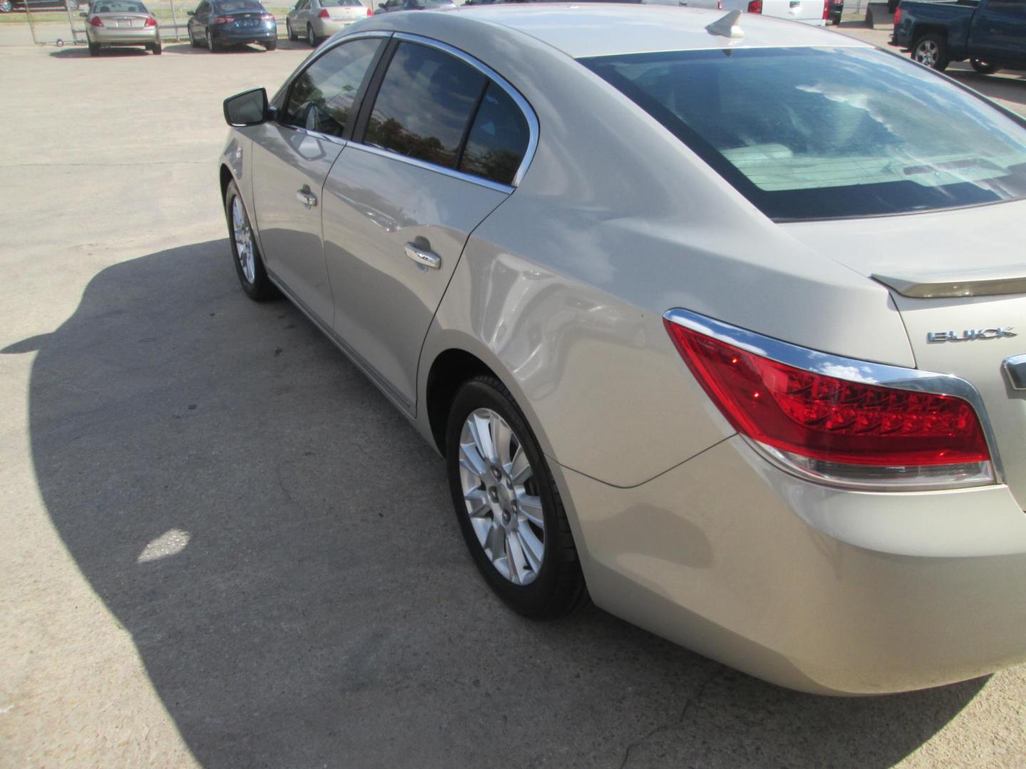 2011 GOLD /TAN Buick LaCrosse CX (1G4GA5EC1BF) with an 2.4L L4 DOHC 16V engine, 6-Speed Automatic Overdrive transmission, located at 1815 NE 28th St., Fort Worth, TX, 76106, (817) 625-6251, 32.795582, -97.333069 - Photo#5