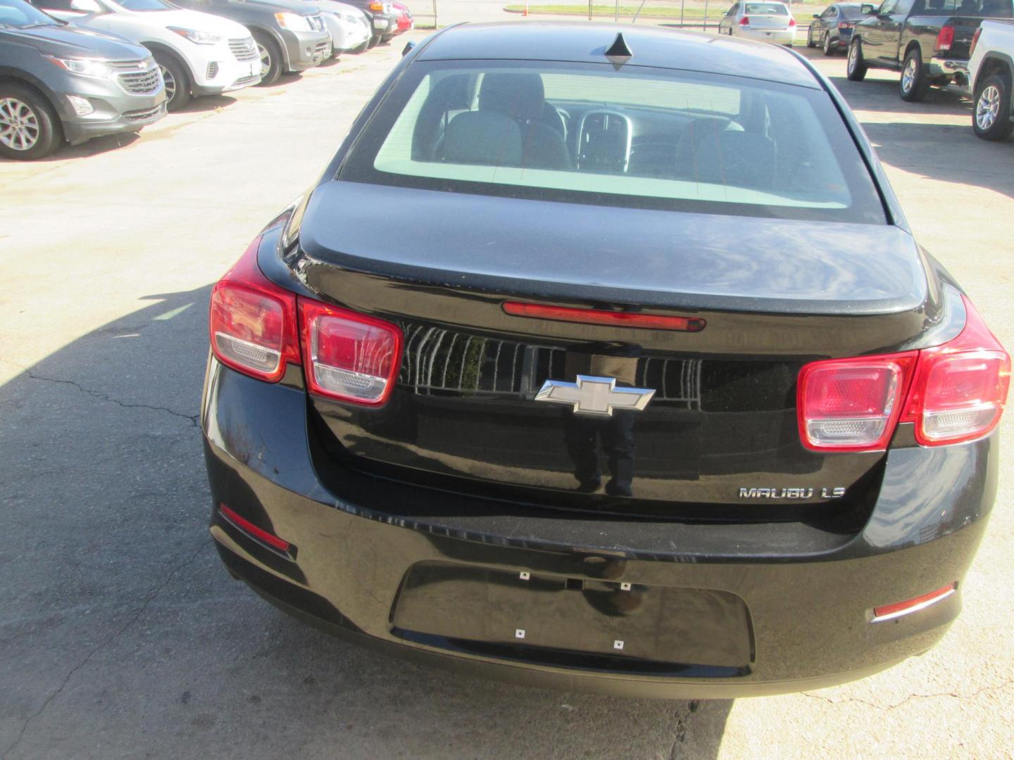 2014 BLACK Chevrolet Malibu LS (1G11B5SLXEF) with an 2.5L L4 DOHC 16V engine, 6-Speed Automatic transmission, located at 1815 NE 28th St., Fort Worth, TX, 76106, (817) 625-6251, 32.795582, -97.333069 - Photo#4