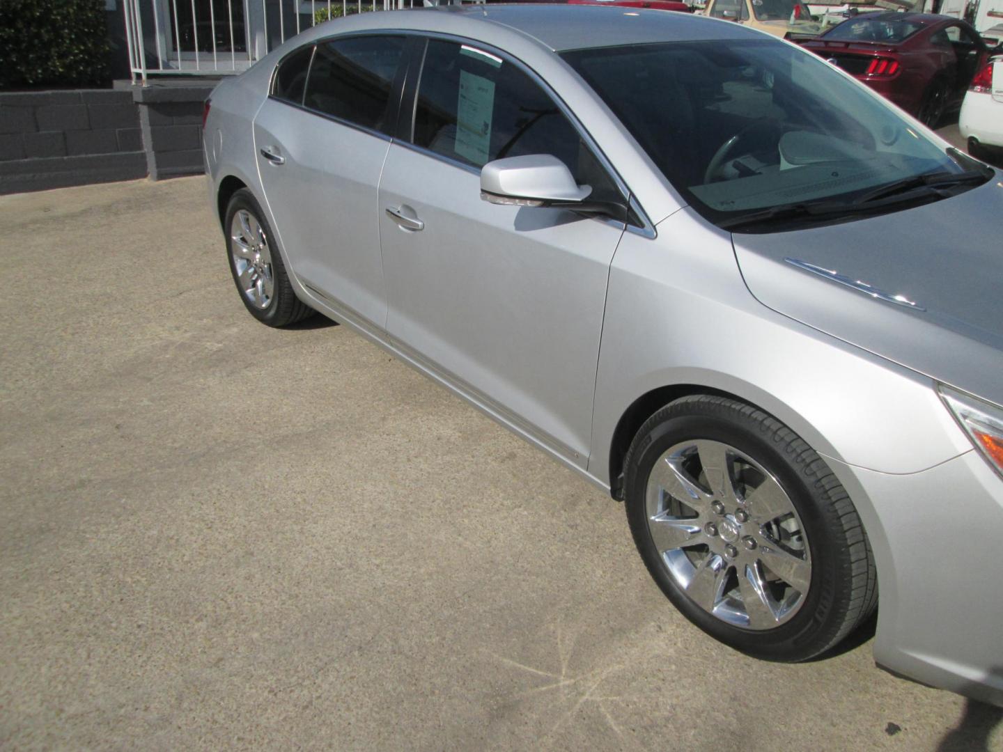 2013 SILVER Buick LaCrosse Premium Package 2, w/Leather (1G4GF5G38DF) with an 3.6L V6 DOHC 24V engine, 6-Speed Automatic transmission, located at 1815 NE 28th St., Fort Worth, TX, 76106, (817) 625-6251, 32.795582, -97.333069 - Photo#2