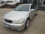 2003 SILVER Lexus GS GS 430 (JT8BL69S530) with an 4.3L V8 DOHC 32V engine, 5-Speed Automatic Overdrive transmission, located at 1815 NE 28th St., Fort Worth, TX, 76106, (817) 625-6251, 32.795582, -97.333069 - Photo#0